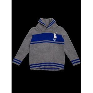 Good Ralph Lauren Gray Cotton Sweater Size 8 for Kids